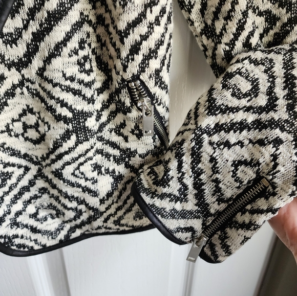 Ricki's knit moto style cardigan - Picture 2 of 4